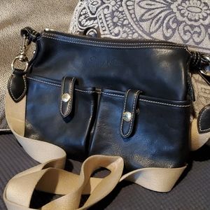 Dooney Florentine vachetta leather crossbody
